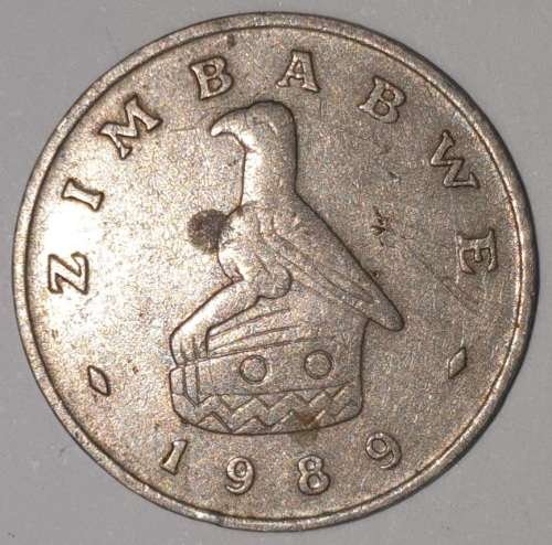 1989 - 10 CENT COIN - ZIMBABWE - (Copper-Nickel)